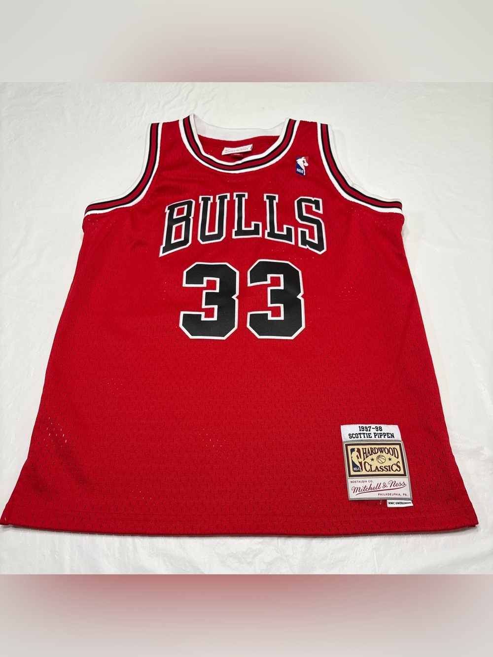 Scottie Pippen Chicago Bulls Jersey Hardwood Classics Mitchell Ness Youth Large